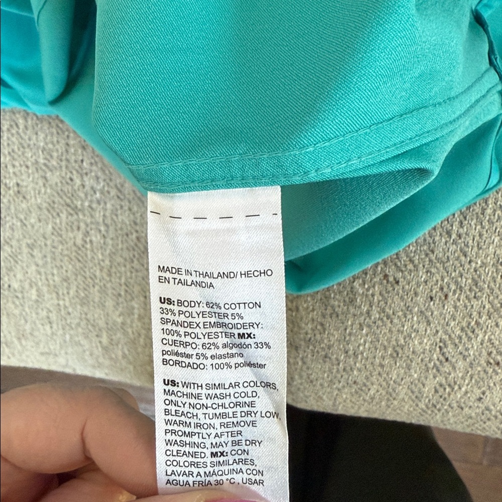 Chico’s NO IRON™ Stretch-Sateen Shirt in Seaspray - Picture 13 of 13